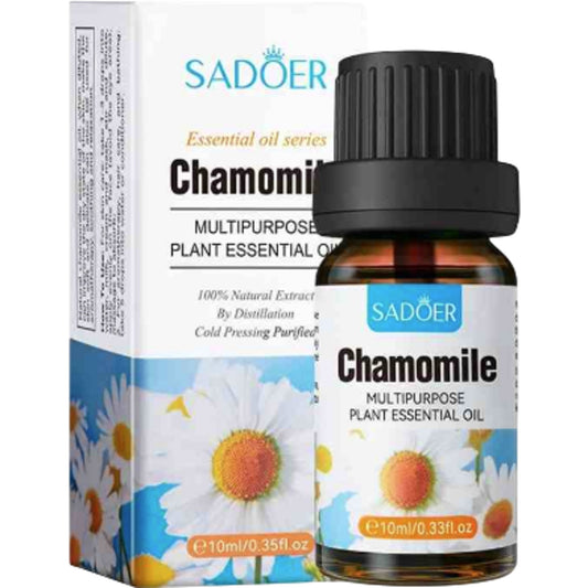 SADOER Chamomile Essential Oil 10ml Multipurpose Natural Aromatherapy Oil