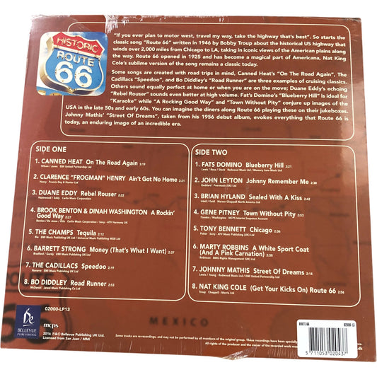 Route 66 Vinyl Record Featuring Nat King Cole Fats Domino Bo Diddley Music
