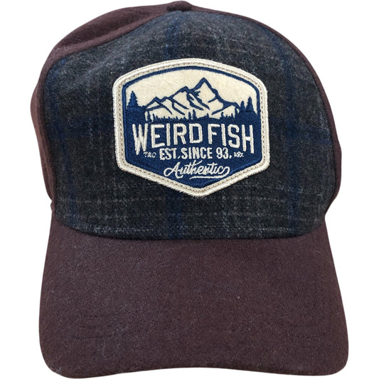 Weird Fish Rosthwaite Chocolate Cap Authentic Wool Blend Unisex Adjustable Hat