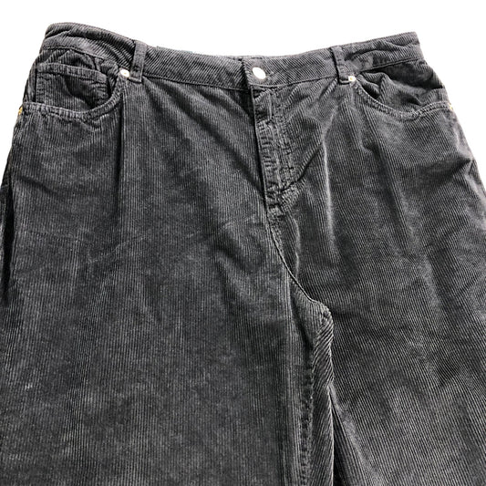 Branded Brown Corduroy Flared Trousers - Size 16R