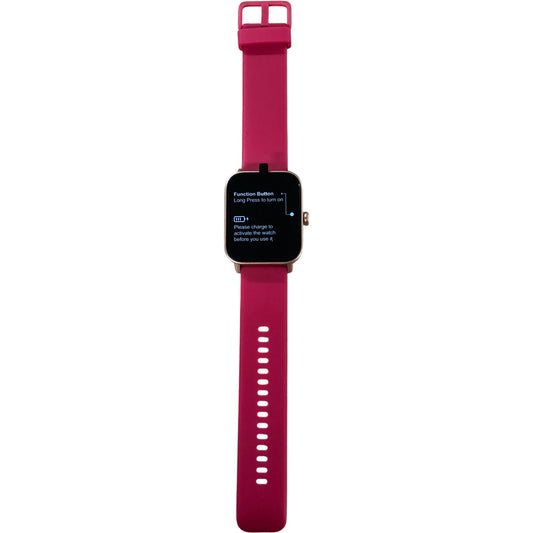 Smart Watch IDW19 Red Fitness Trackers Health Monitor