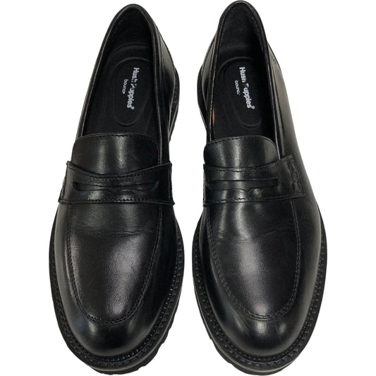 Hush Puppies ZeroG Loafers UK6 Women's Black Leather Casual Comfort Shoes