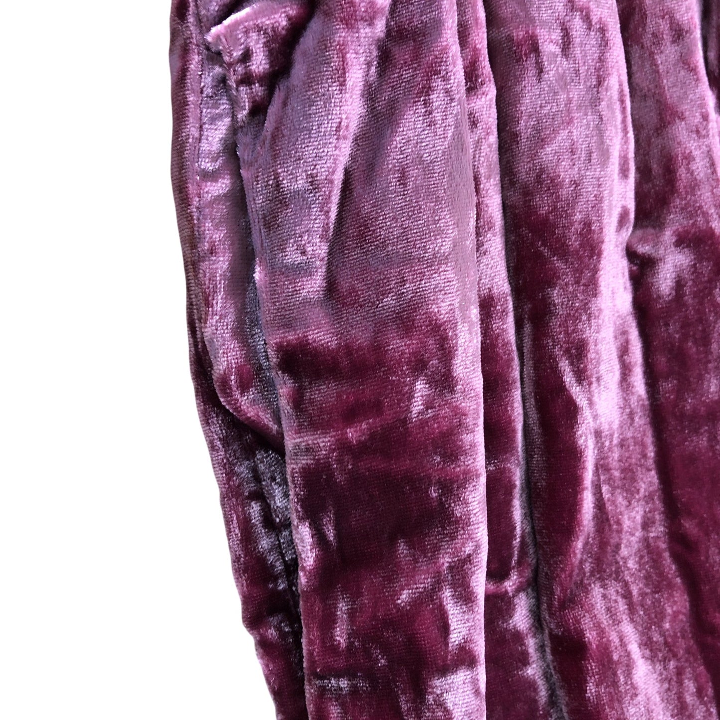 Velvet Dress Size M Women's Short Sleeve Maxi Dress Burgundy