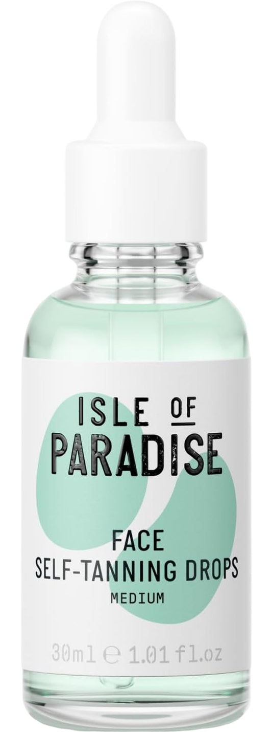 ISLE OF PARADISE Face Self-Tanning Drops Medium 30ml Skin Care Tanning