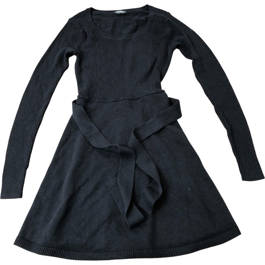 Abercrombie & Fitch Kids Dress Long Sleeve Ribbed Knit Charcoal 11-12 Years