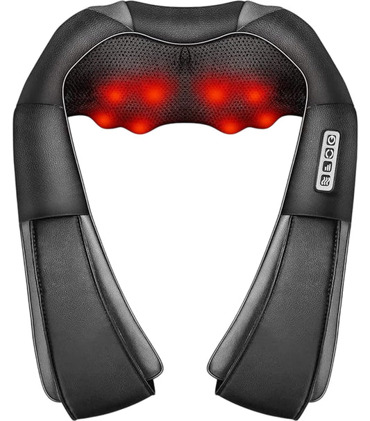 Neck Massager, Deep Tissue 3D Kneading, by iKristin