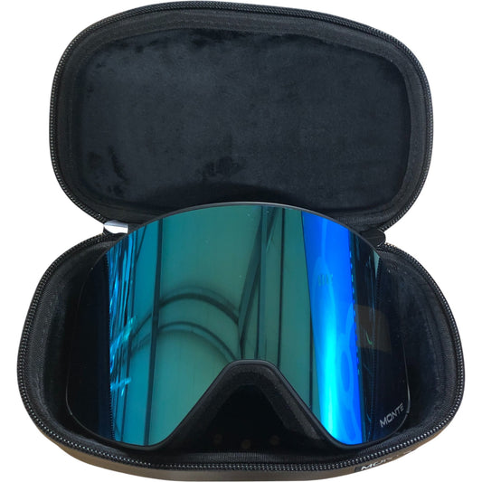 Monte Interchangeable Ski Goggles Ice Blue Unisex Winter Sports Gear