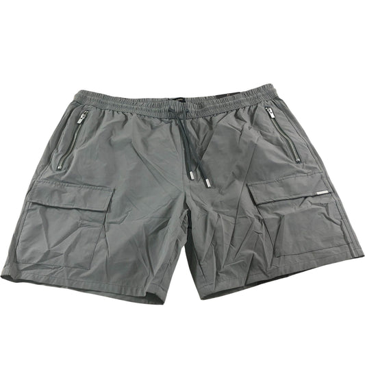 River Island Cargo Shorts XL Men's Grey Skinny Fit