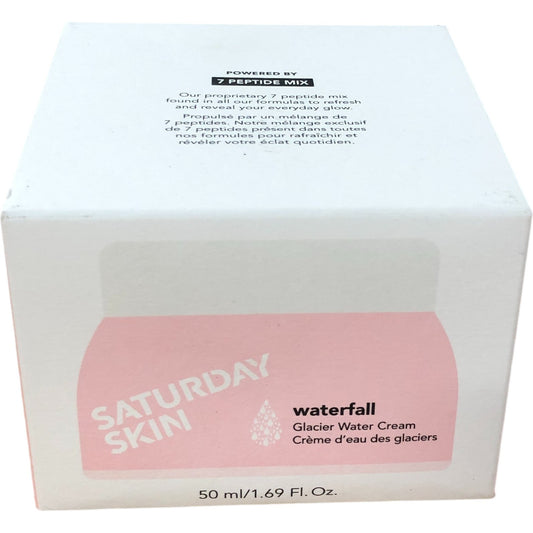 Saturday Skin Waterfall Glacier Water Cream 50ml Hydrating Moisturiser