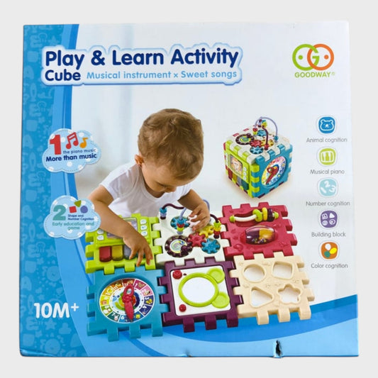 GOODWAY Play & Learn Activity Cube Musical Instrument 10M+ Educational Toy