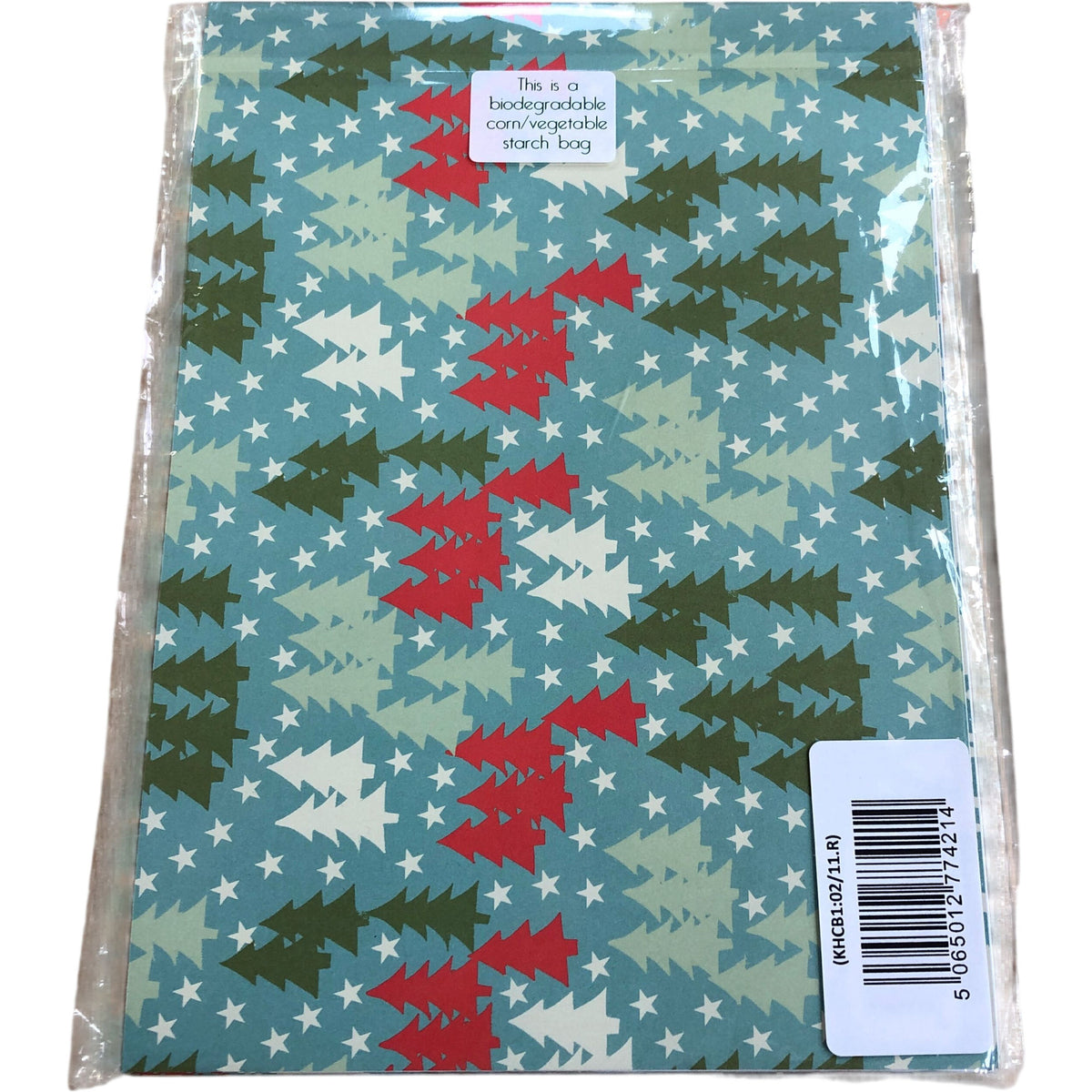 Re-Wrapped Eco Friendly Christmas Folk Wrapping Paper 6 Sheets