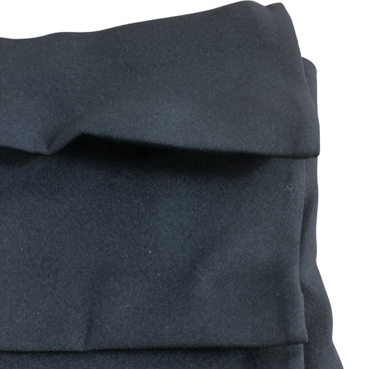 River Island Black Pleated Bandeau Top UK6 Women's