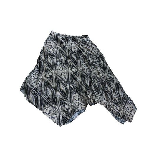 Branded Brown Geometric Skirt - Size 12