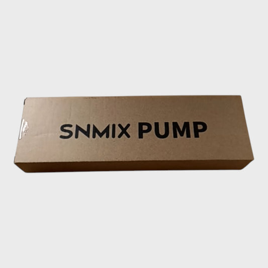 SNMIX Ball Pump MIXBP01 Aluminium Alloy Rubber Plastic 27.4cm Black Silver