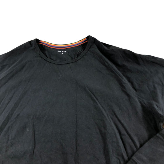 Paul Smith Long Sleeve Sweatshirt Size Medium Men's Black