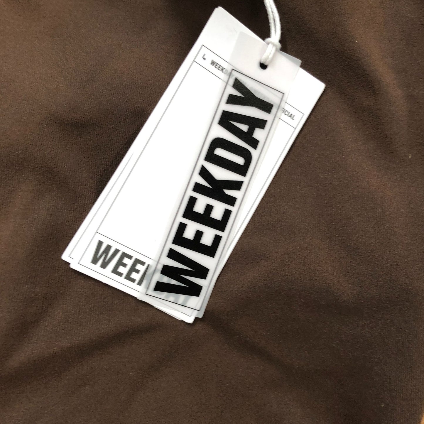 Weekday Soft Stretch Top XXS Women's Brown Activewear Tank Top
