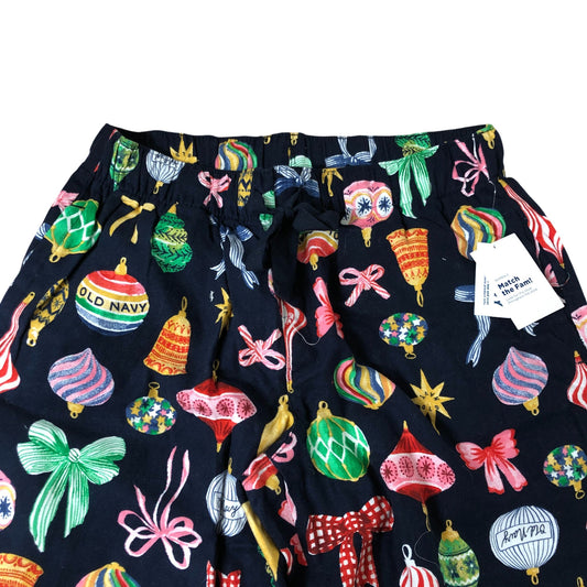 Branded Pajama Pants S Women's Cotton Sleepwear Holiday Patterned