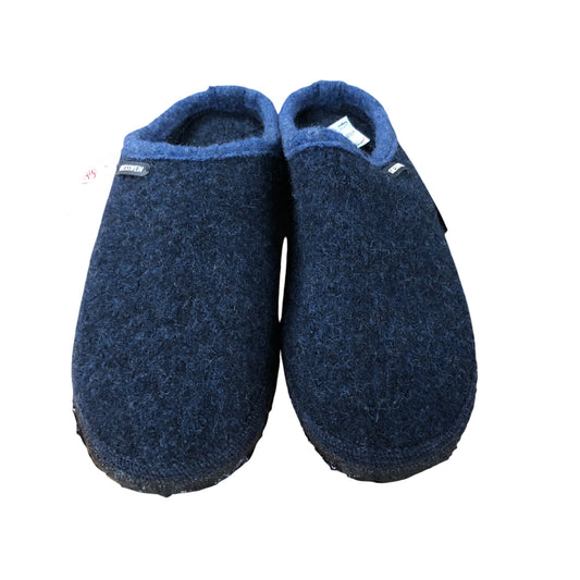 Giesswein Dannheim Slippers UK11.5 EU45 Men's Midnight Blue Wool Slip On
