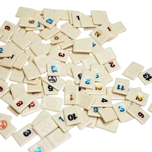 Rummy Game 106 Tiles 4 Racks Portable Board Game Family Fun Night