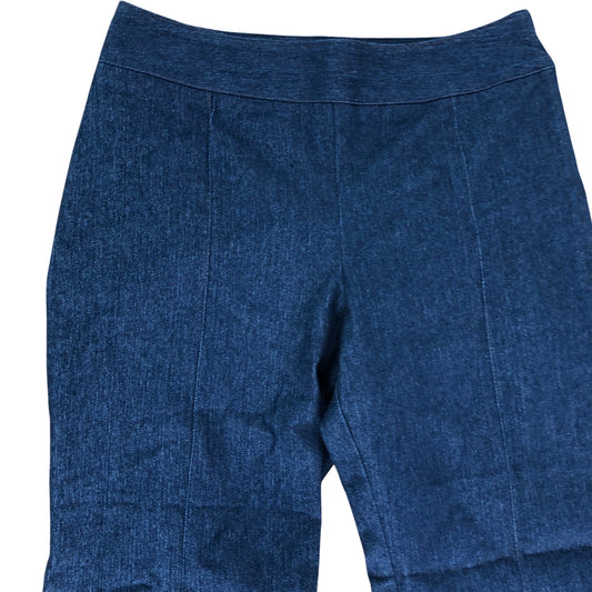 River Island Women's Trousers Size UK4 Slim Fit Blue Denim Style