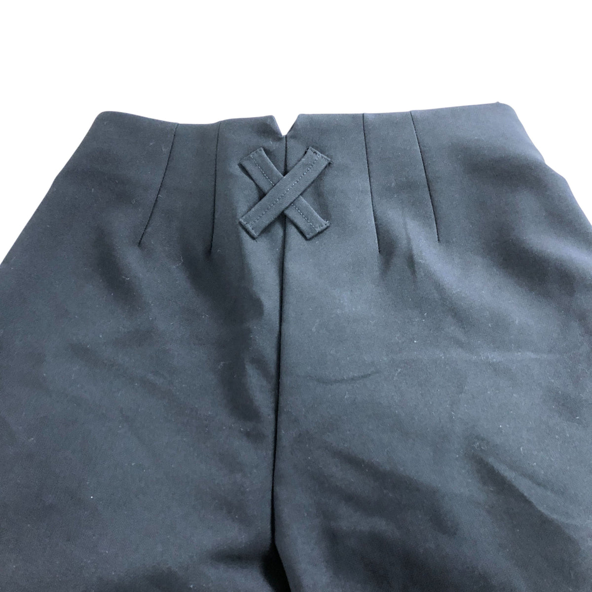 River Island Trousers UK10 Women's Wide Leg Pleated Black