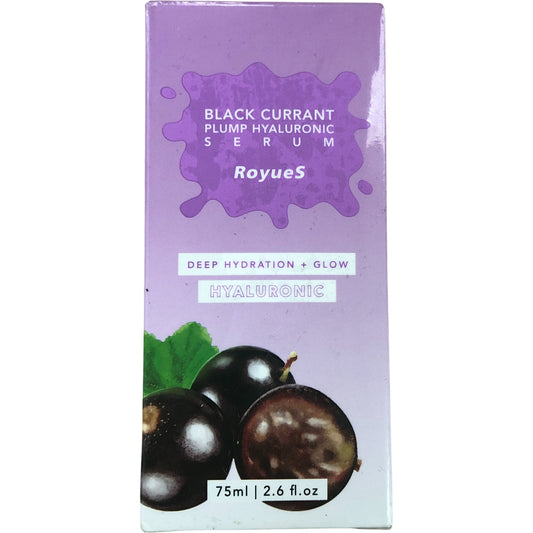 RoyueS Black Currant Plump Hyaluronic Serum 75ml Hydrate Face Glow Care
