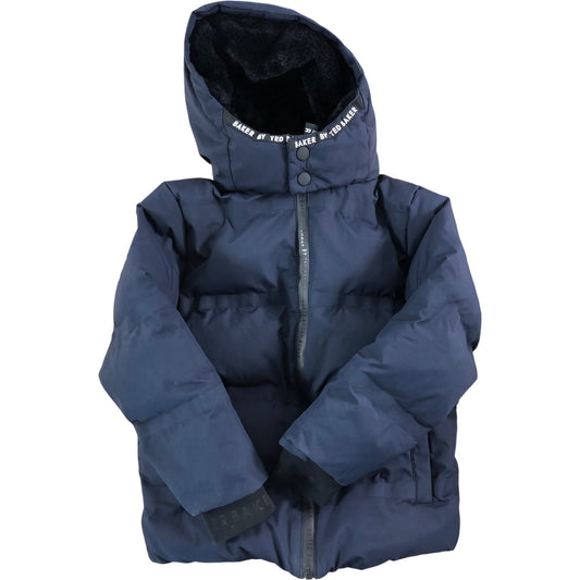 Ted Baker Navy Puffer Jacket Age 4-5 Years Years Boys Waterproof Warm Coat