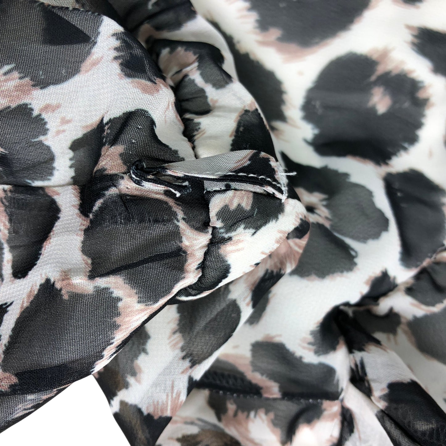 Friends Like These Women's Size 16 Leopard Print Dress Short Sleeve Tiered