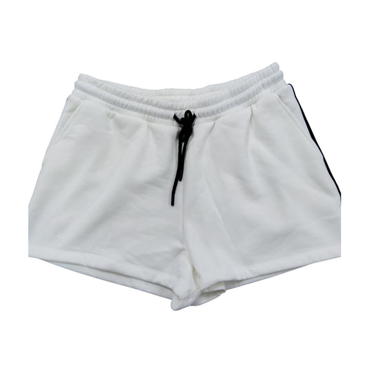 River Island Mens Activewear Shorts UK L White Casual Comfort Cotton Blend