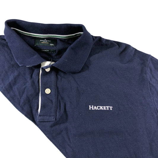 Hackett Heritage Ink Blue Sash Polo Shirt - Size XXXL