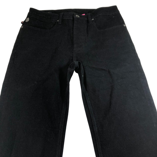 Luke Jeans Men's Black Casual Trousers Stylish Design 32W 28L