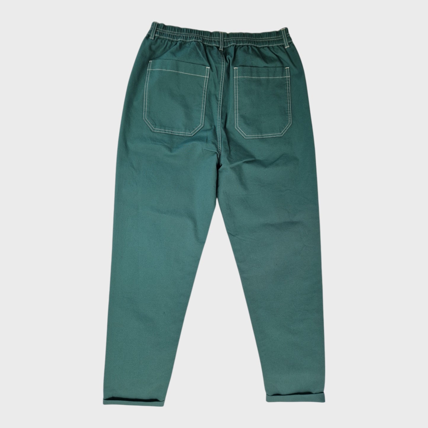 Branded Contrast Seam Trousers