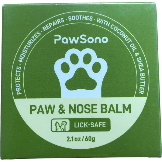 PawSono Paw And Nose Balm Lick Safe 60g Helps With Cracked Paws And Dry Nose