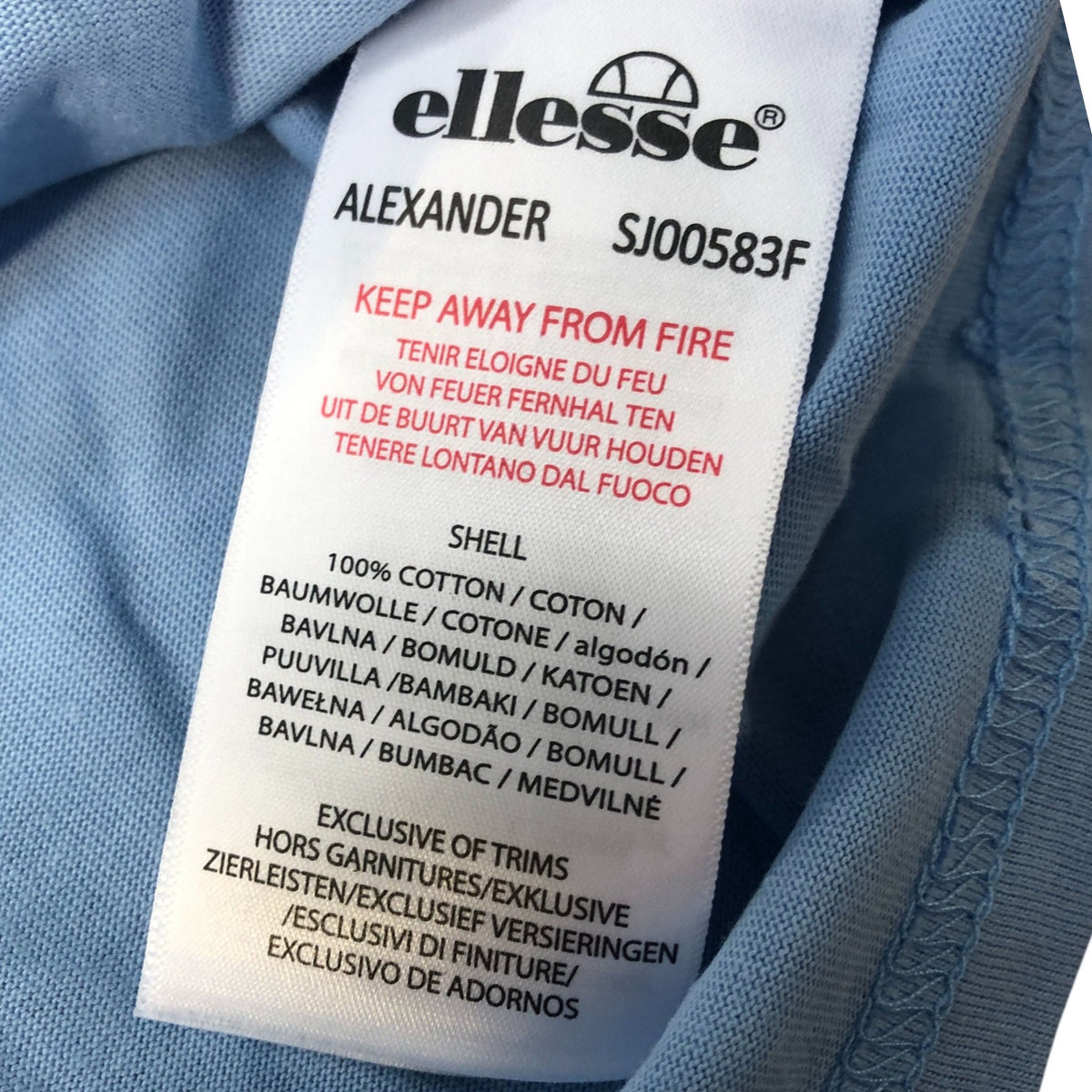 Ellesse Alexander Kids T-Shirt Blue 3-4 Years