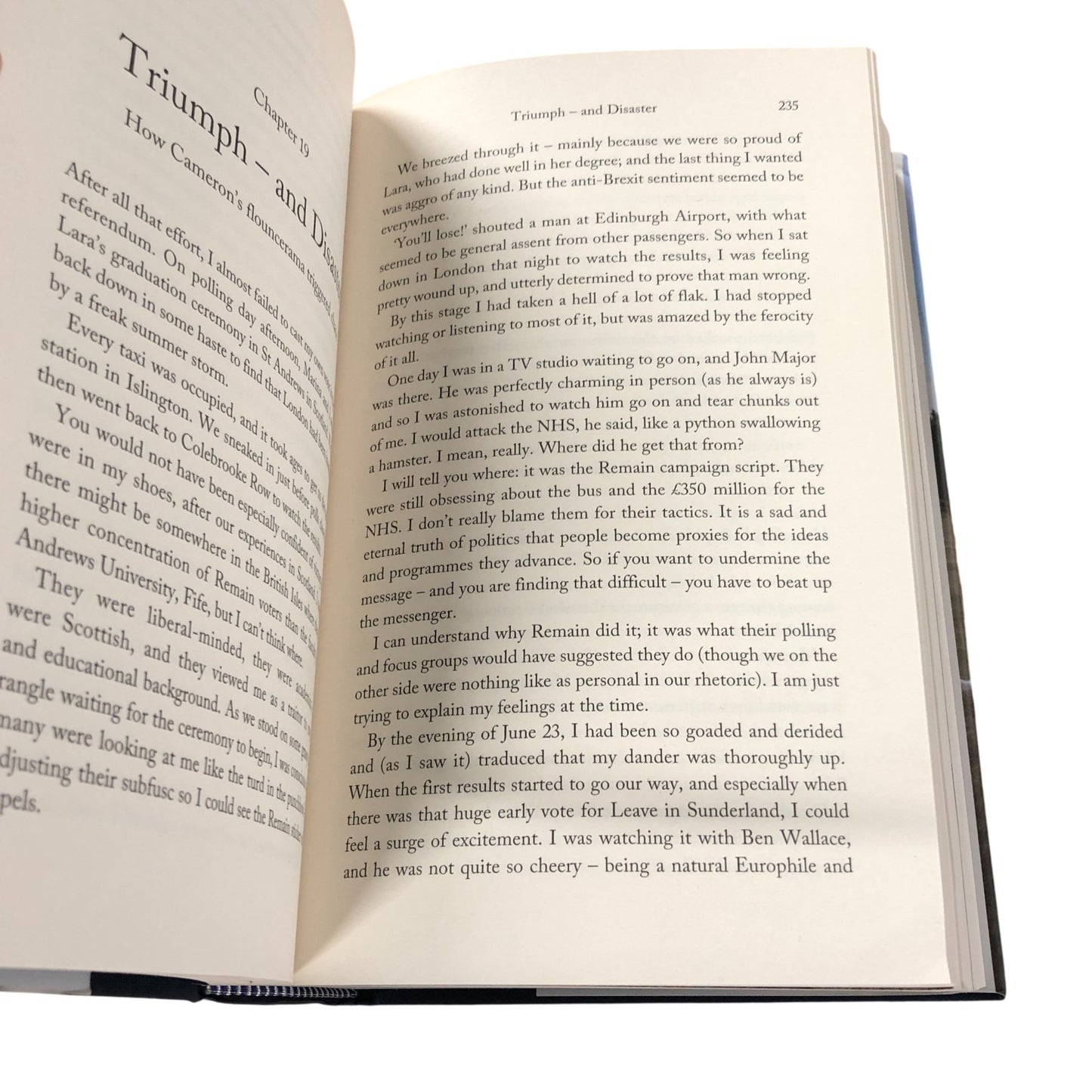 Boris Johnson Unleashed Hardcover Book Political Memoir British Politics