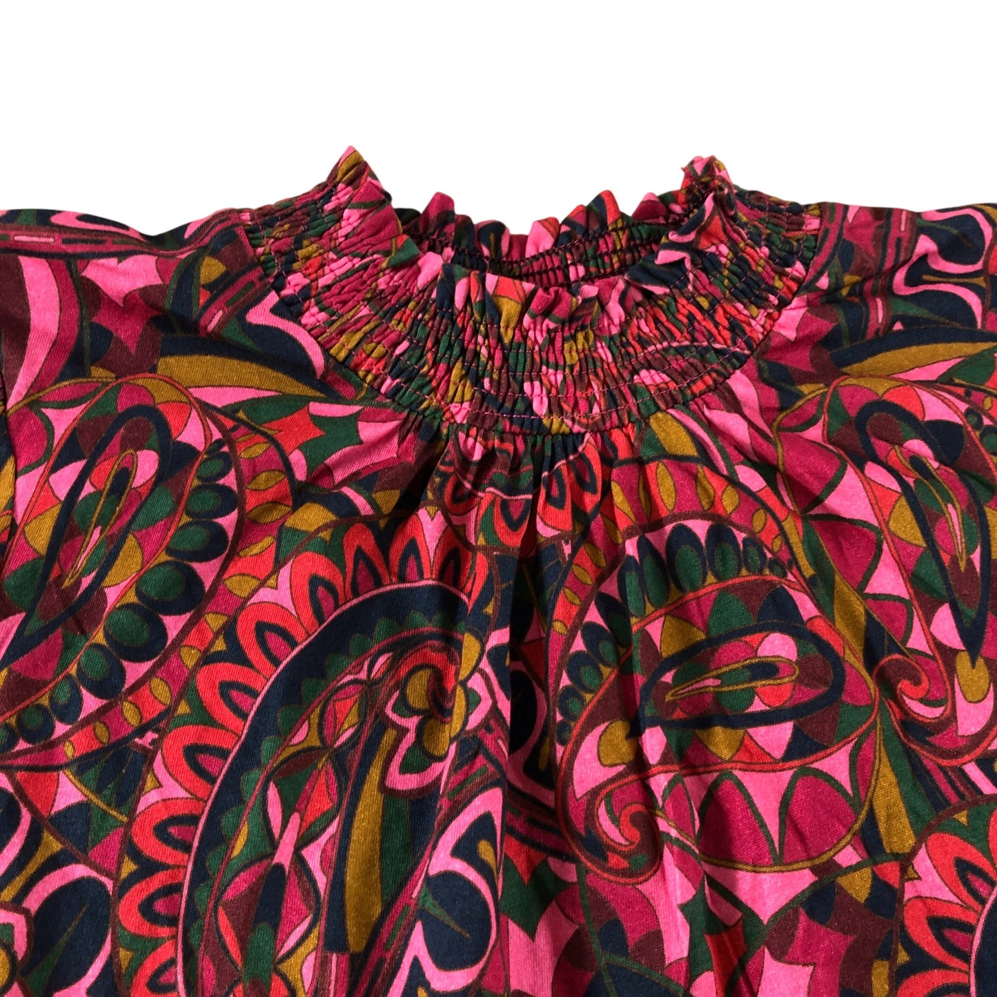 Boden Pink Paisley Long Sleeve Top - Size 12