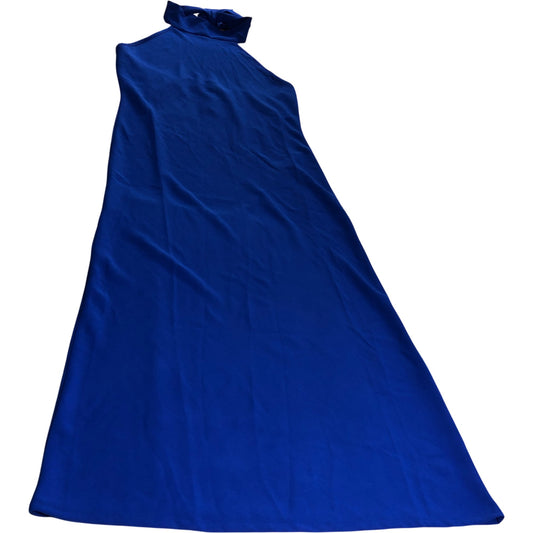 Branded Blue Halterneck Dress - Size 12
