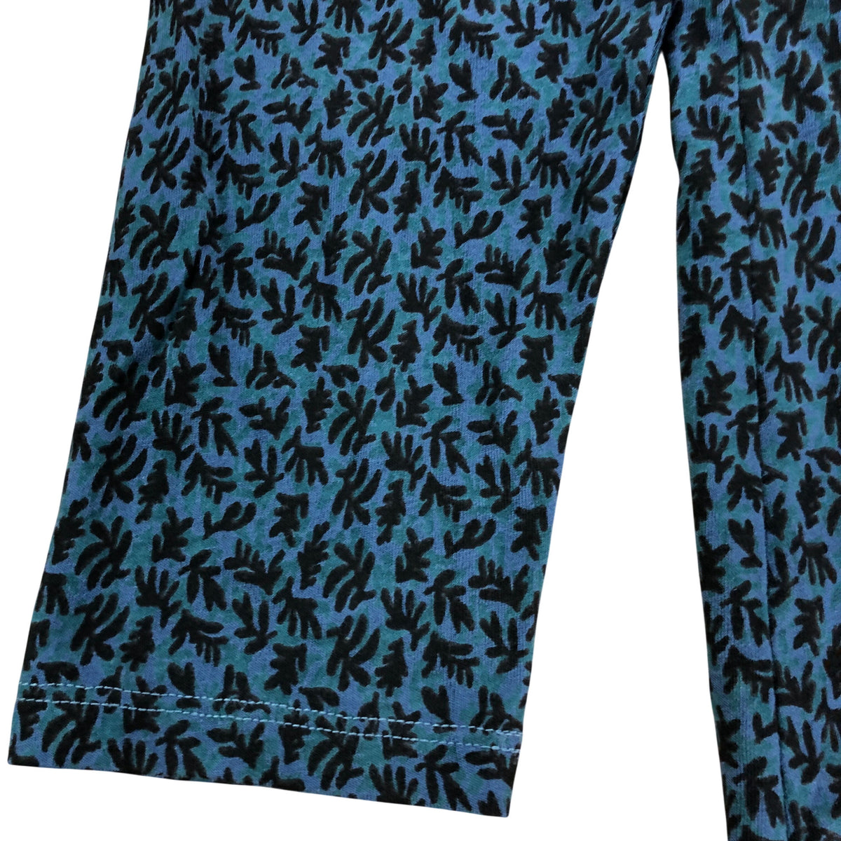 Floral Maxi Dress UK6 Women's Long Sleeve Teal