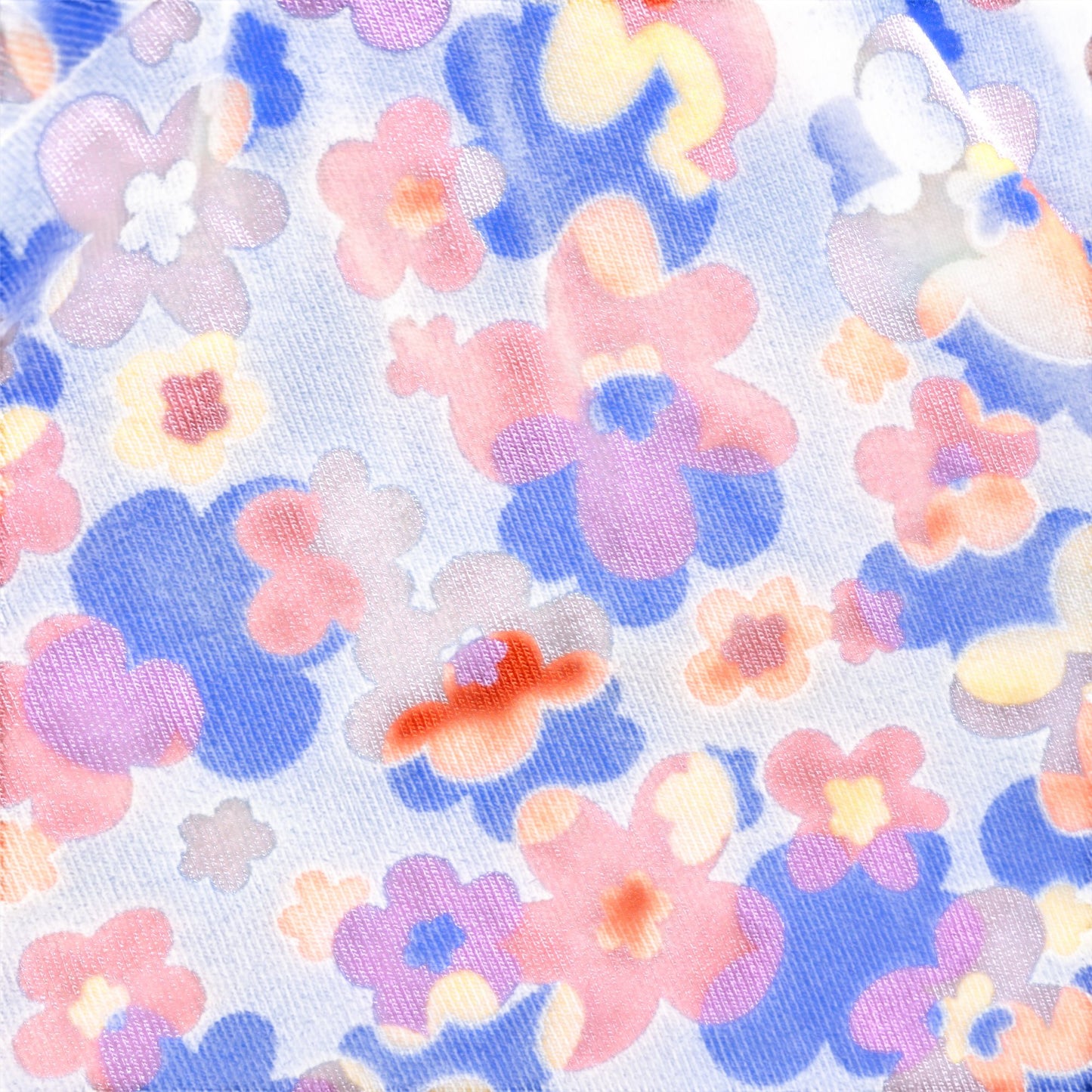 Blue Floral Leaf Dress - Size 20
