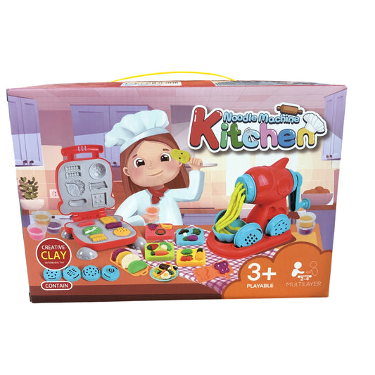 Jovicos Noodle Machine Kitchen Playset Creative Clay Toy Set 3 Plus Years