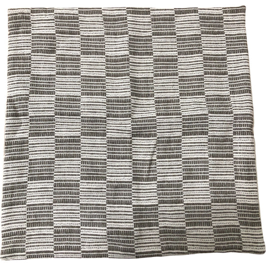 Decorative Pillowcase Cream Stripe Pattern 51cmx 51cm
