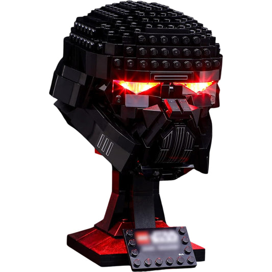LIGHTAILING LED Kit Dark Trooper Helmet 75343 Lighting Set Creative Build
