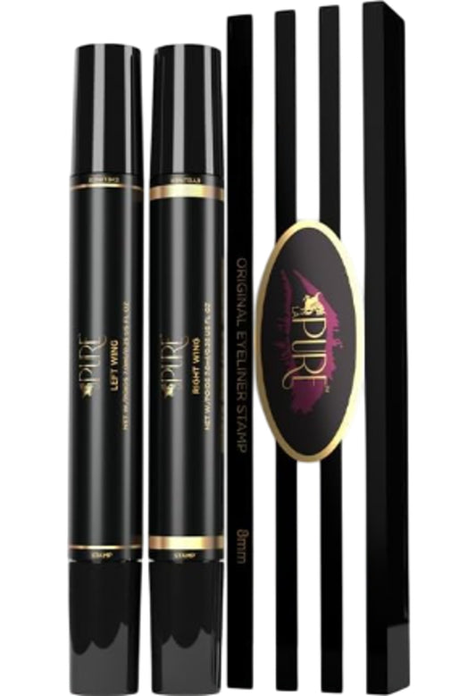 LA PURE Waterproof Eyeliner Stamp Vamp Style Winged Make Up Eye 10mm New