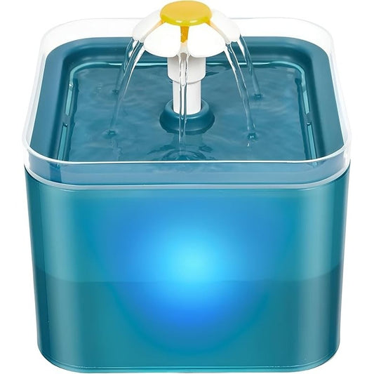 AONBOY Colourful Pet Drinking Fountain Model F2 2L Quiet Water Dispenser