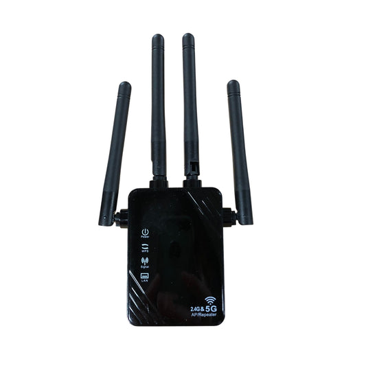 1200M Dual Band WiFi Repeater Range Extender 5G Expand Network Performance