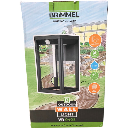 Brimmel Outdoor Wall Light VR0408 Aluminium Adjustable Motion Sensor