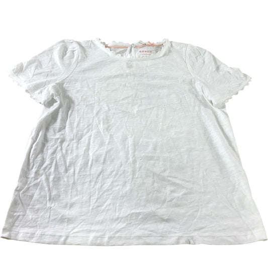 White Scalloped T-Shirt - Size 12
