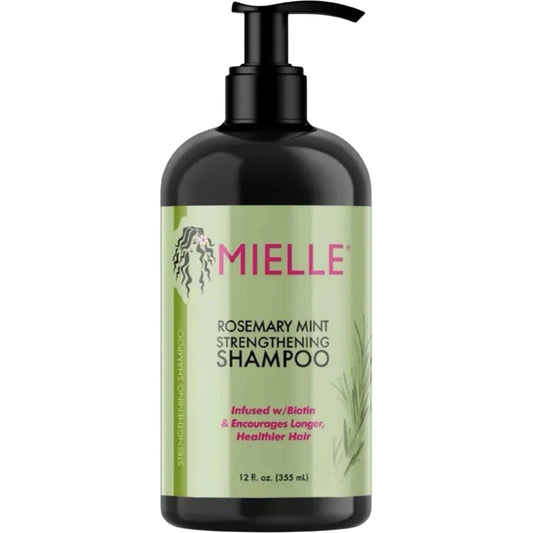 MIELLE Rosemary Mint Strengthening Shampoo 355ml Infused With Biotin Hair Care