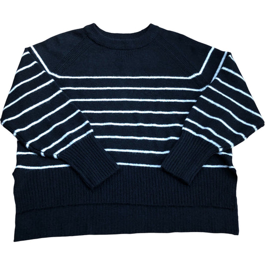 Rivers Island Striped Jumper Navy White Knit Sweater Size M