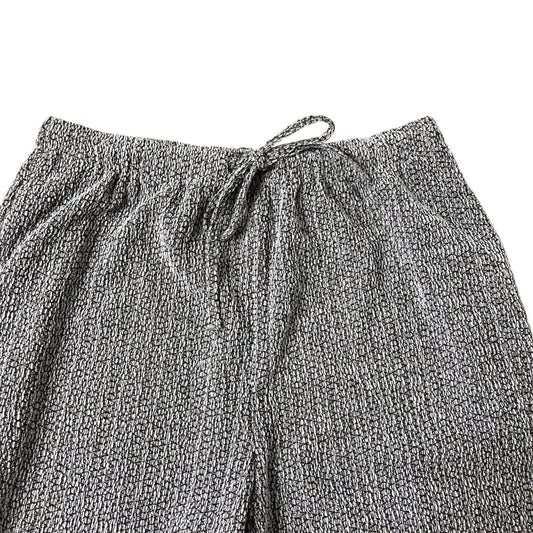 Women's Trousers Size 12 Women's Regular Fit Grey Patterned Stretch
